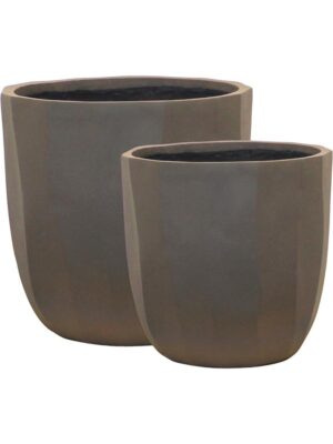 Кашпо Capi dune planter ball warm taupe (набор 2 шт) D43 H41 см