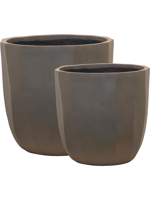 Кашпо Capi dune planter ball warm taupe (набор 2 шт) D43 H41 см