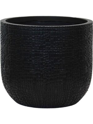 Кашпо Capi nature skin planter ball anthracite D24 H21 см