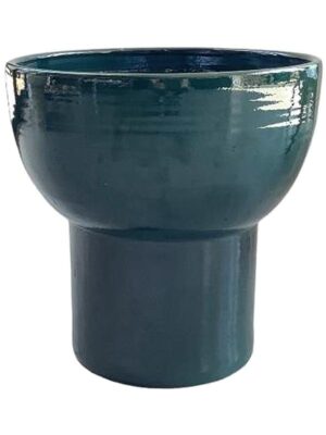 Кашпо Rumba pot petrol D40 H40 см