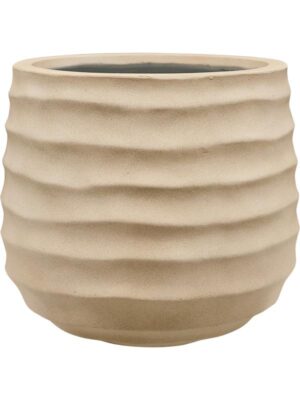 Кашпо New wave ivar m sandy beige D40 H36 см
