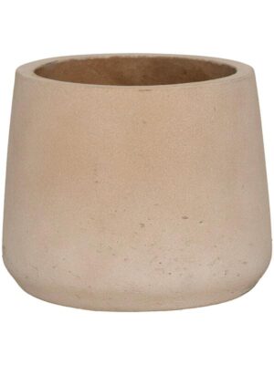Кашпо Rough patt xl mocha washed D23 H20 см