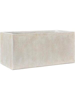 Кашпо Antwerp rectangle planter beige L80 W37 H37 см