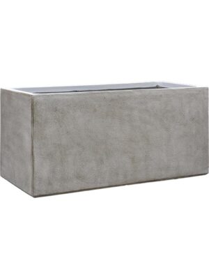 Кашпо Antwerp rectangle planter grey brown L100 W47 H47 см