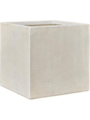 Кашпо Antwerp square planter beige L37 W37 H37 см