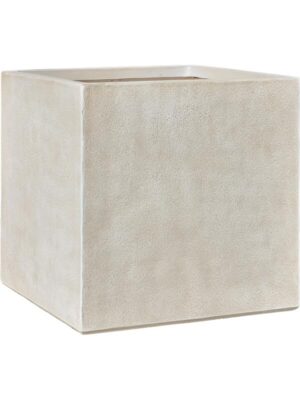 Кашпо Antwerp square planter beige L44 W44 H44 см
