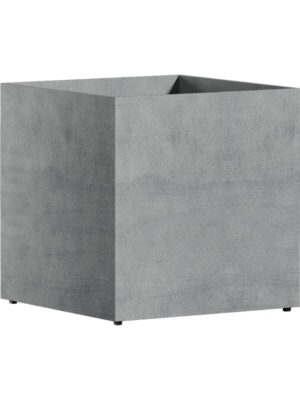 Кашпо Cosapots reglito cube concrete stone L80 W80 H82 см