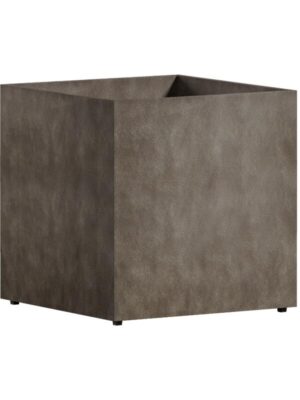 Кашпо Cosapots reglito cube river stone L60 W60 H62 см