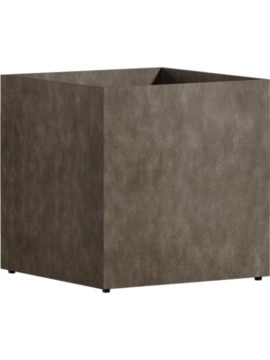 Кашпо Cosapots reglito cube river stone L80 W80 H82 см