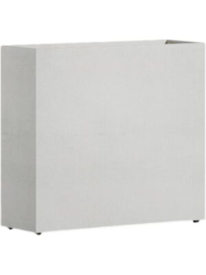 Кашпо Cosapots reglo white stone L90 W30 H82 см