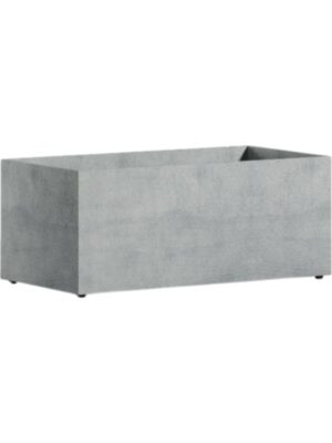 Кашпо Cosapots semplito cube concrete stone L100 W50 H42 см
