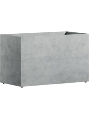Кашпо Cosapots semplito cube concrete stone L100 W50 H62 см