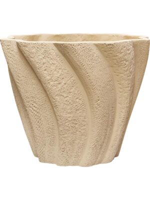 Кашпо Drift pot cream D40 H32 см