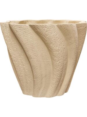 Кашпо Drift pot cream D50 H40 см