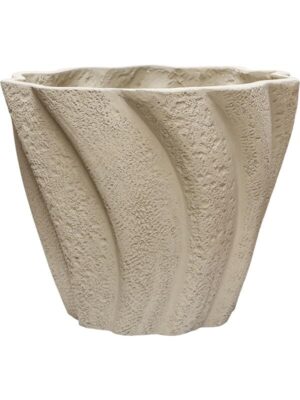 Кашпо Drift pot light grey D40 H32 см