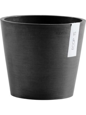 Кашпо Ecopots amsterdam 20 dark grey D20 H18 см