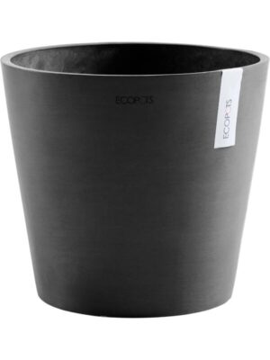 Кашпо Ecopots amsterdam 40 dark grey D40 H35 см