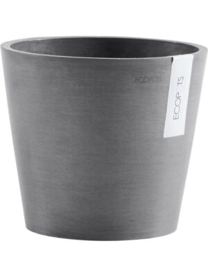 Кашпо Ecopots amsterdam 20 grey D20 H18 см
