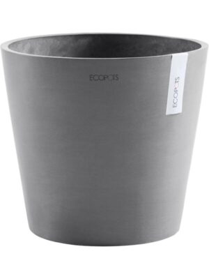 Кашпо Ecopots amsterdam 30 grey D30 H26 см