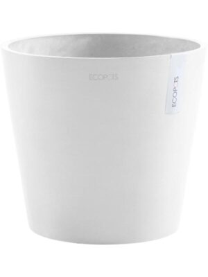 Кашпо Ecopots amsterdam 30 pure white D30 H26 см