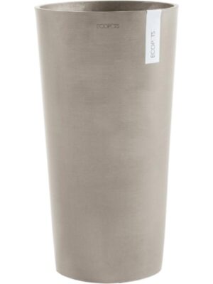 Кашпо Ecopots amsterdam mid high 66 taupe D34 H66 см