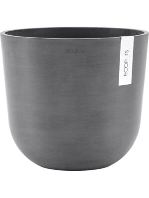 Кашпо Ecopots oslo 25 grey D25 H22 см
