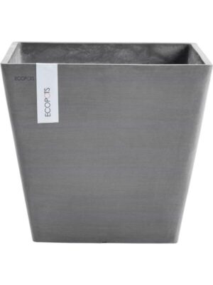 Кашпо Ecopots rotterdam 30 grey L30 W30 H26 см