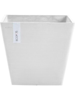 Кашпо Ecopots rotterdam 30 pure white L30 W30 H26 см