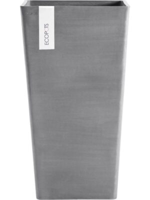 Кашпо Ecopots rotterdam mid high 56 grey L30 W30 H56 см