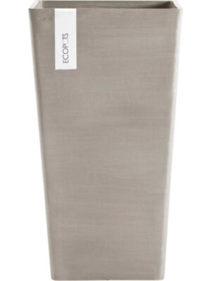 Кашпо Ecopots rotterdam mid high 56 taupe L30 W30 H56 см