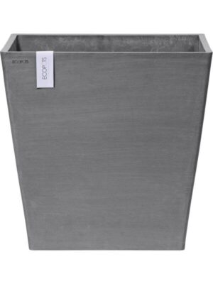 Кашпо Ecopots rotterdam wheels 50 grey L50 W50 H48 см