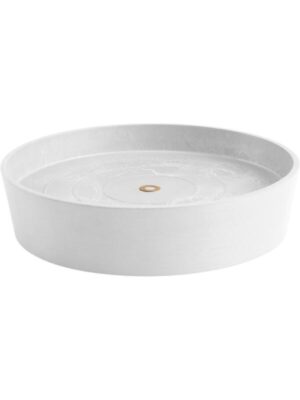 Поддон на колесиках Ecopots amsterdam 40 pure white D34 H9 см