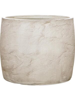 Кашпо Baq algar barrel white D50 H40 см