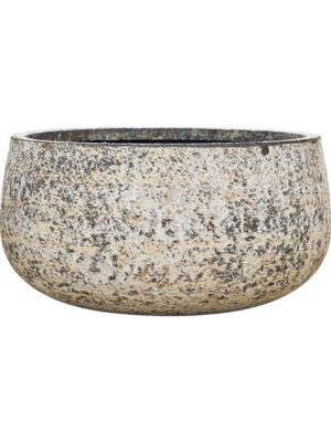 Кашпо Baq atlas bowl white D75 H37 см