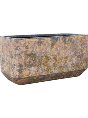 Кашпо Baq atlas rounded rectangle brown L100 W50 H50 см