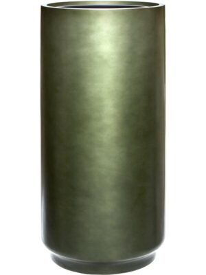 Кашпо Baq gradient cylinder matt forest green (met inzetbak) D40 H80 см