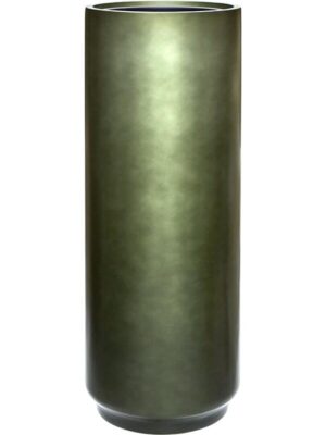 Кашпо Baq gradient cylinder matt forest green (met inzetbak) D40 H100 см