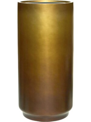 Кашпо Baq gradient cylinder matt honey (met inzetbak) D40 H80 см