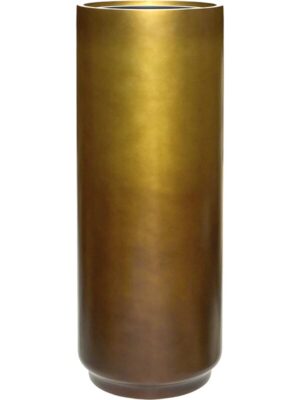 Кашпо Baq gradient cylinder matt honey (met inzetbak) D40 H100 см