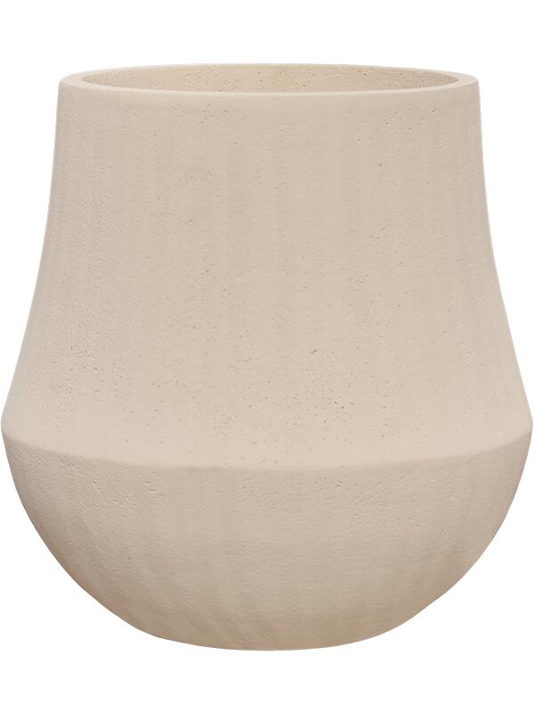 Кашпо Baq polystone coated plain darcy natural D33 H33 см