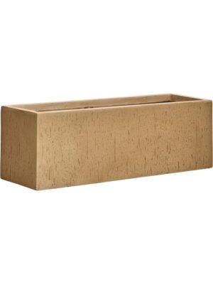 Кашпо Baq raindrop rectangle brown beige L70 W23 H23 см