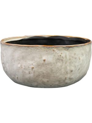 Кашпо Brian bowl ivory D21 H10 см