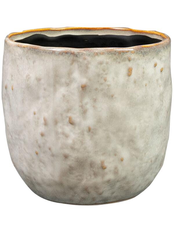 Кашпо Brian pot ivory D14 H13 см