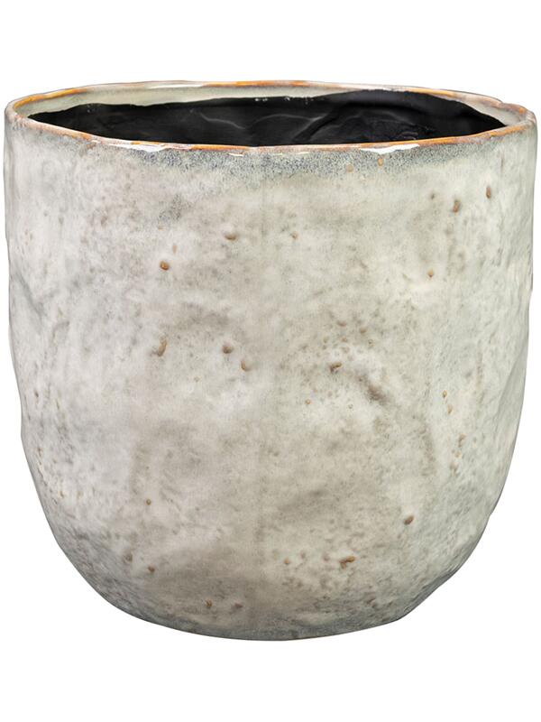 Кашпо Brian pot ivory D21 H20 см
