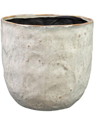 Кашпо Brian pot ivory D23 H22 см