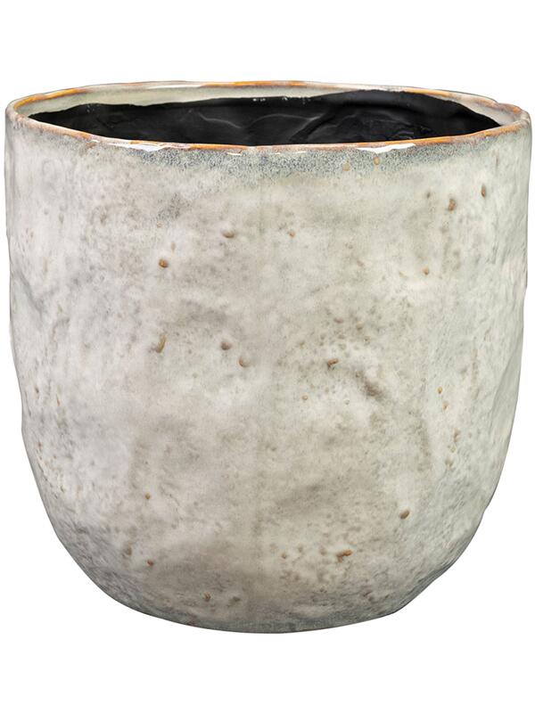 Кашпо Brian pot ivory D23 H22 см