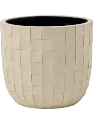 Кашпо Capi nature blocks planter ball beige D14 H13 см