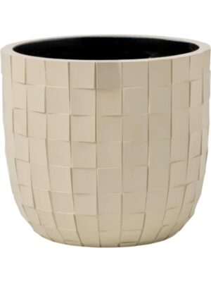 Кашпо Capi nature blocks planter ball beige D17 H15 см