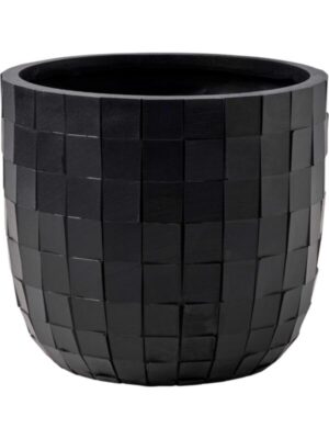 Кашпо Capi nature blocks planter ball black D14 H13 см