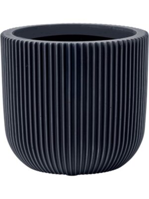 Кашпо Capi nature groove special planter ball graphite grey D9 H8 см